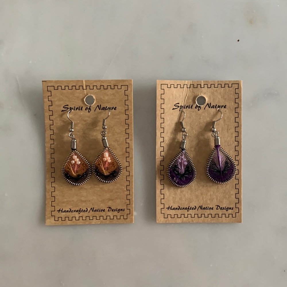 2/$30💎🆕 2x Artisan vintage native earrings